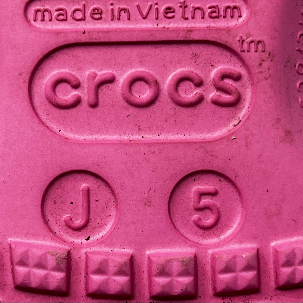 Crocs Pink Glitter Clogs - Picture 8 of 9